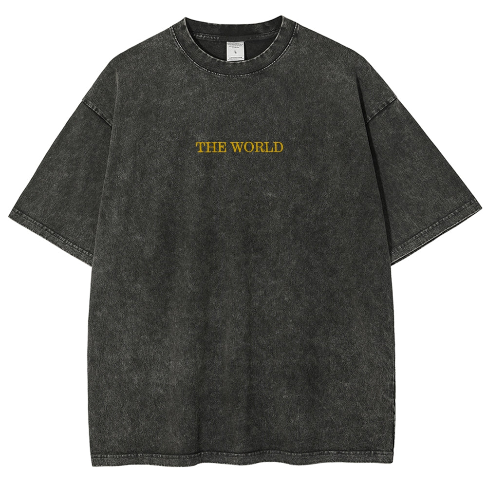 Jojo's Bizarre Adventure Unisex Fit Washed T-Shirt