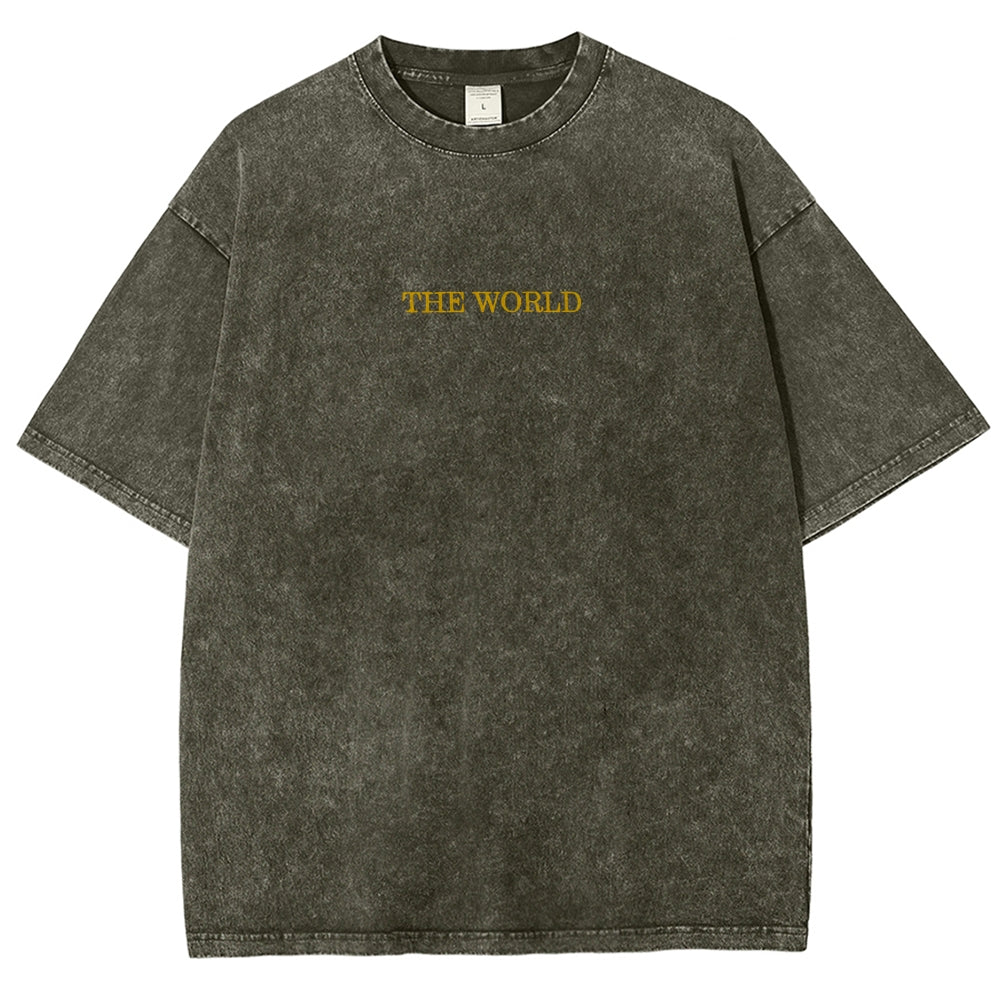 Jojo's Bizarre Adventure Unisex Fit Washed T-Shirt