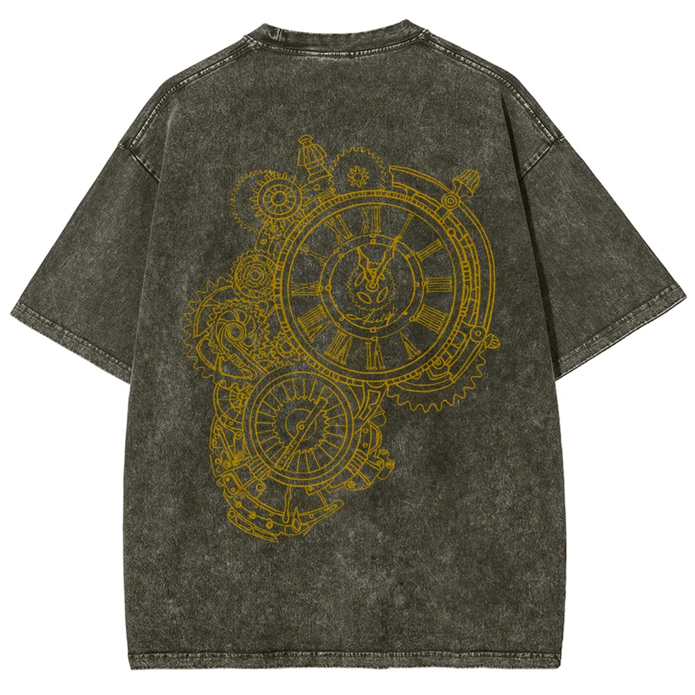 Jojo's Bizarre Adventure Unisex Fit Washed T-Shirt