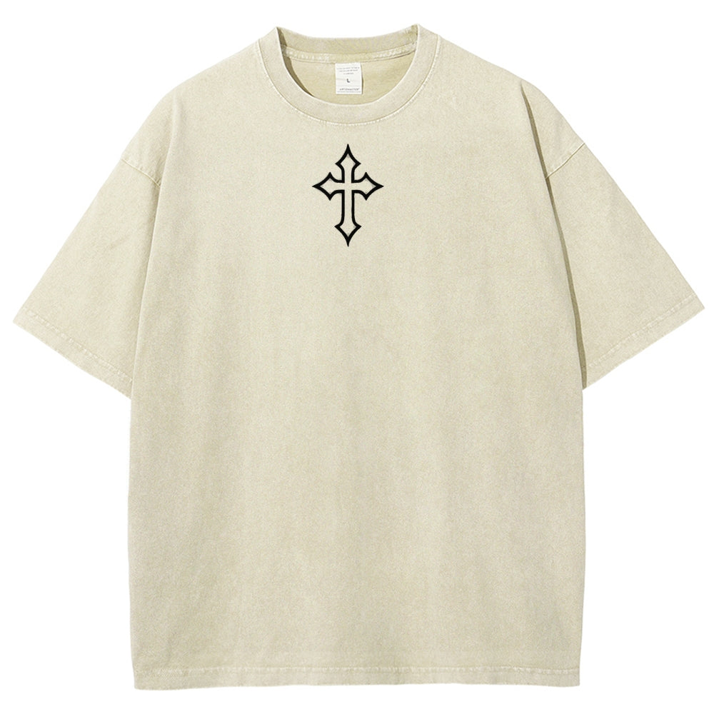 JoJo's Bizarre Adventure Unisex Fit Washed T-Shirt