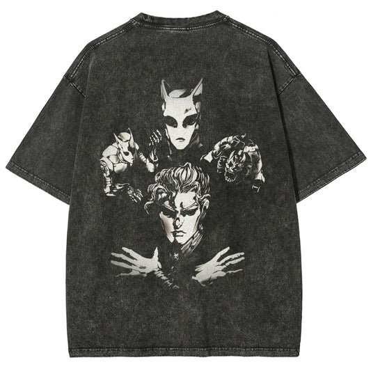 Yoshikage Kira Unisex Fit Washed T-Shirt