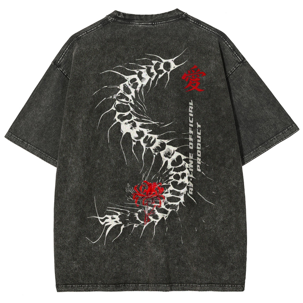 Tokyo Ghoul Kaneki Ken Quote Unisex Fit Washed T-Shirt 2502003919