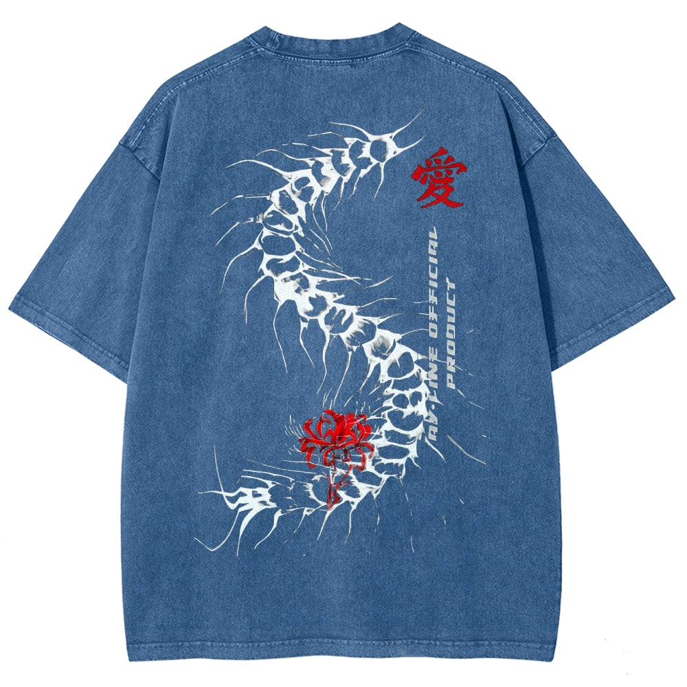 Tokyo Ghoul Kaneki Ken Quote Unisex Fit Washed T-Shirt 2502003919