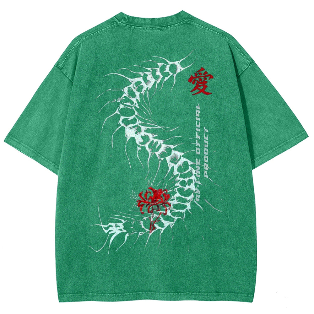 Tokyo Ghoul Kaneki Ken Quote Unisex Fit Washed T-Shirt 2502003919