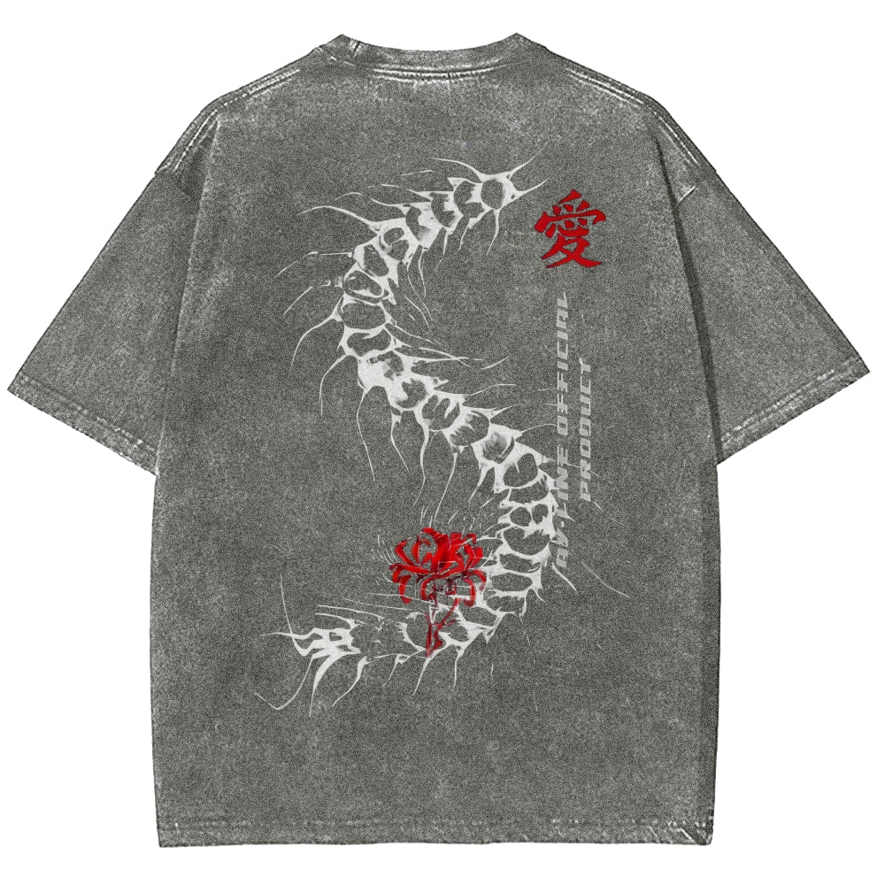 Tokyo Ghoul Kaneki Ken Quote Unisex Fit Washed T-Shirt 2502003919