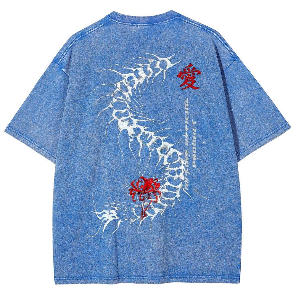 Tokyo Ghoul Kaneki Ken Quote Unisex Fit Washed T-Shirt 2502003919