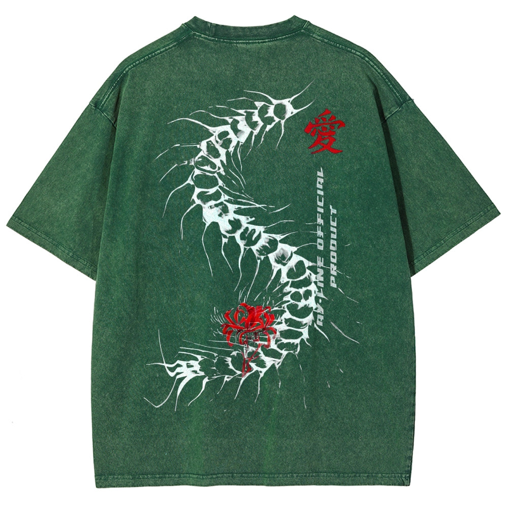 Tokyo Ghoul Kaneki Ken Quote Unisex Fit Washed T-Shirt 2502003919