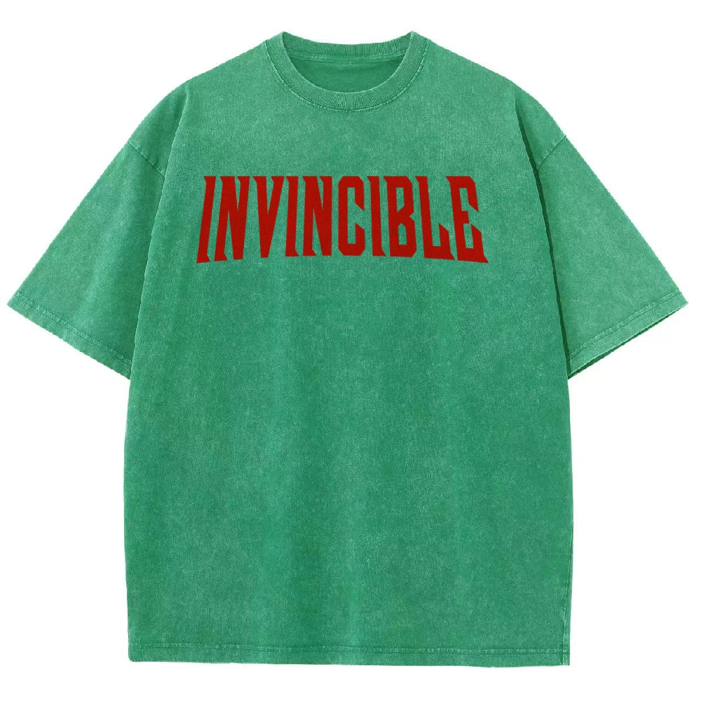 Invincible Unisex Fit Washed T-Shirt 2503009491