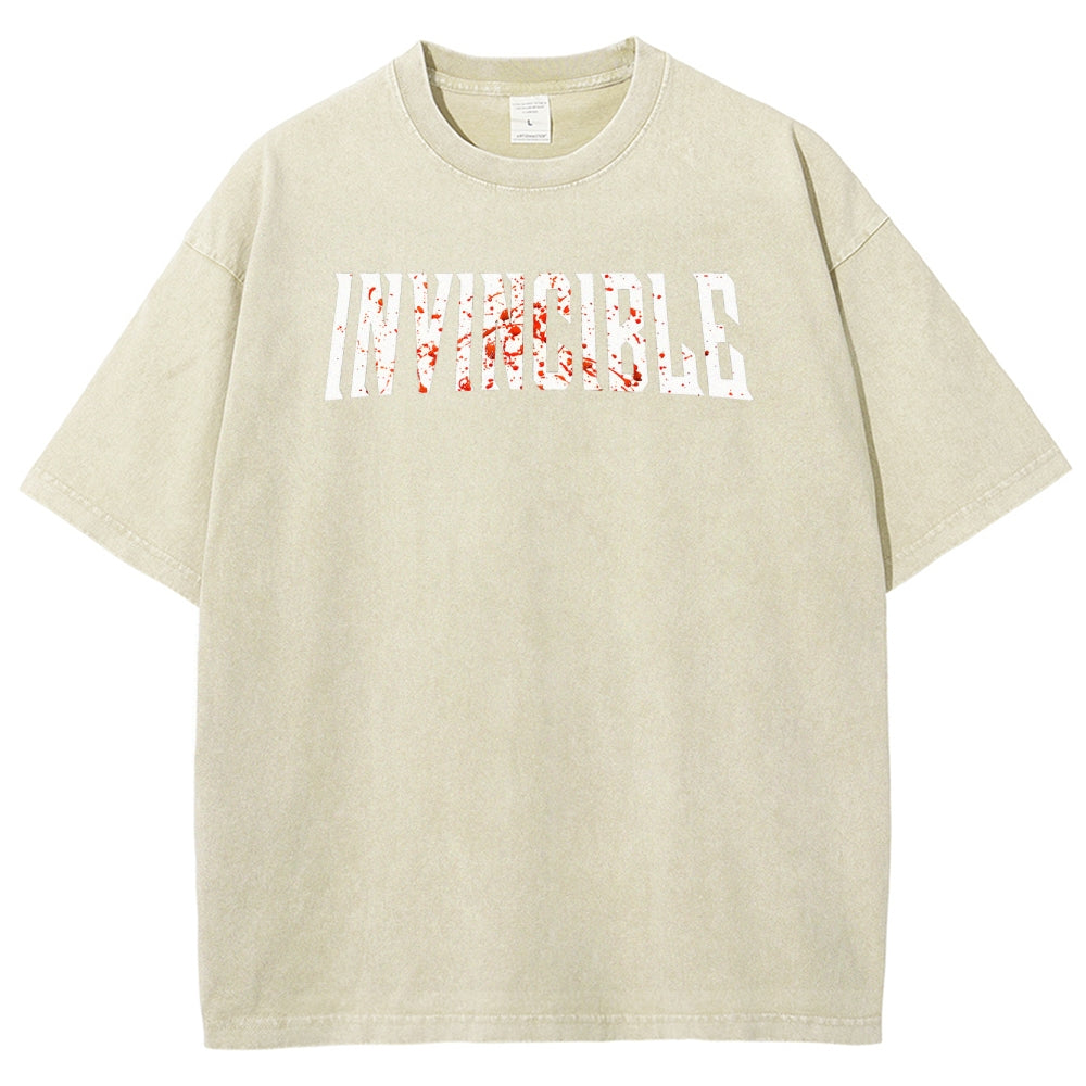 Invincible Unisex Fit Washed T-Shirt 2503010122