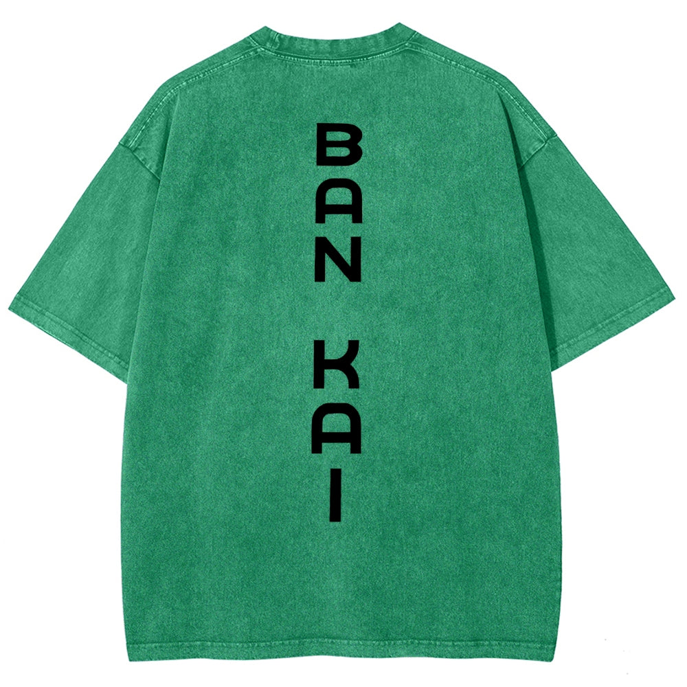 Bleach Vintage Rukia Kuchiki Unisex Fit Washed T-Shirt 2504003161