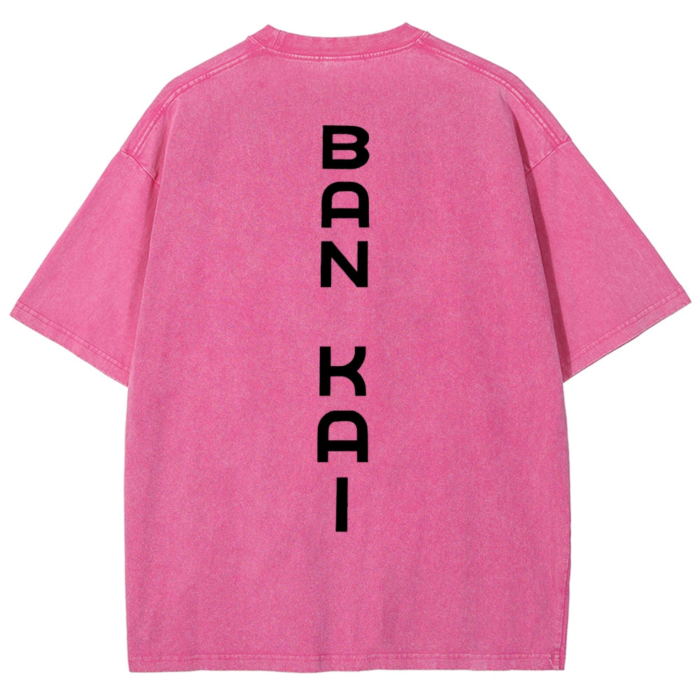 Bleach Vintage Rukia Kuchiki Unisex Fit Washed T-Shirt 2504003161