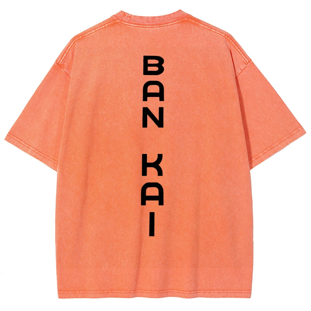 Bleach Vintage Rukia Kuchiki Unisex Fit Washed T-Shirt 2504003161