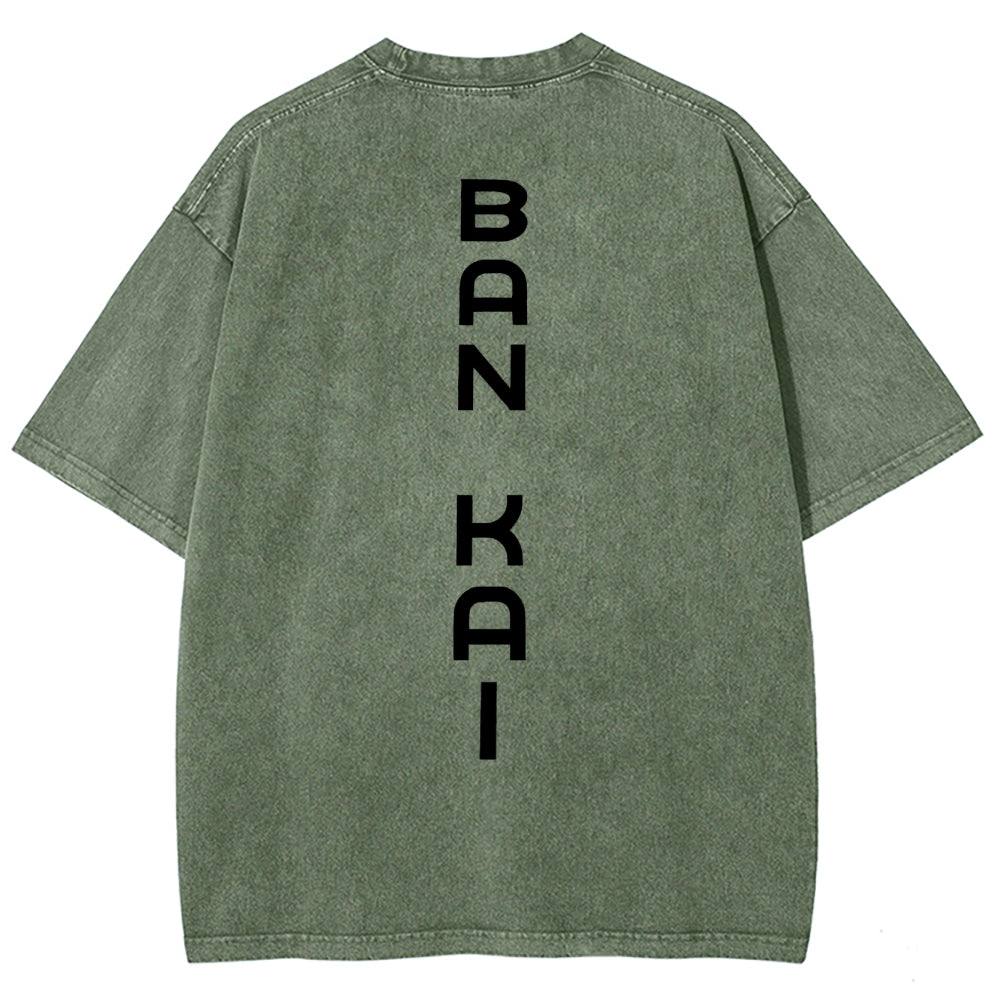 Bleach Vintage Rukia Kuchiki Unisex Fit Washed T-Shirt 2504003161