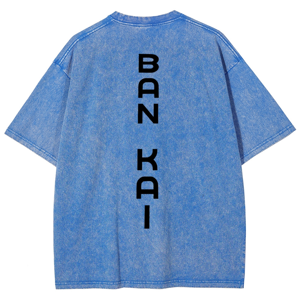 Bleach Vintage Rukia Kuchiki Unisex Fit Washed T-Shirt 2504003161