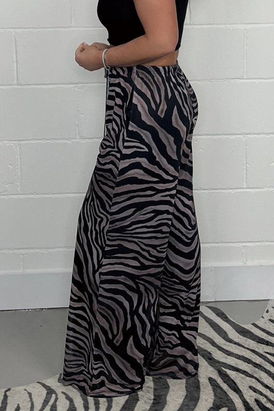 Zebra print trousers