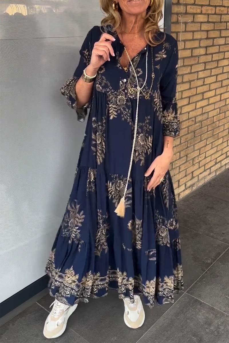 Women's casual ethnic long dress  My Store