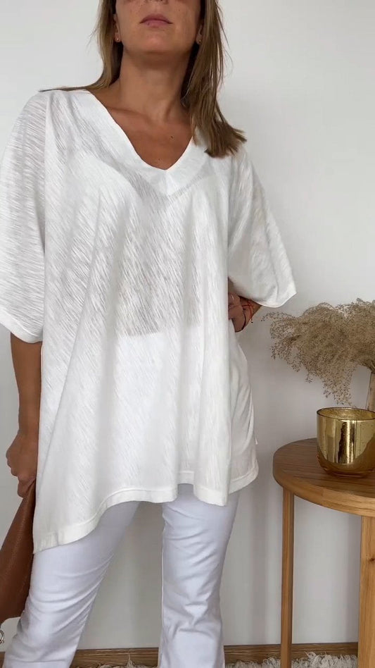 V-neck Short-sleeved Comfortable Top