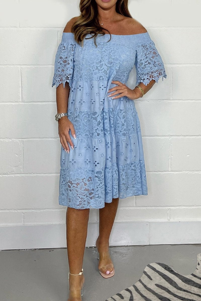 Lace one shoulder dress – My Store