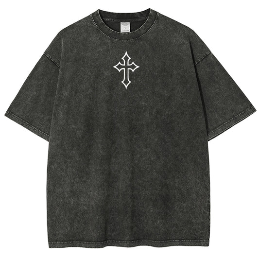 JoJo's Bizarre Adventure Unisex Fit Washed T-Shirt