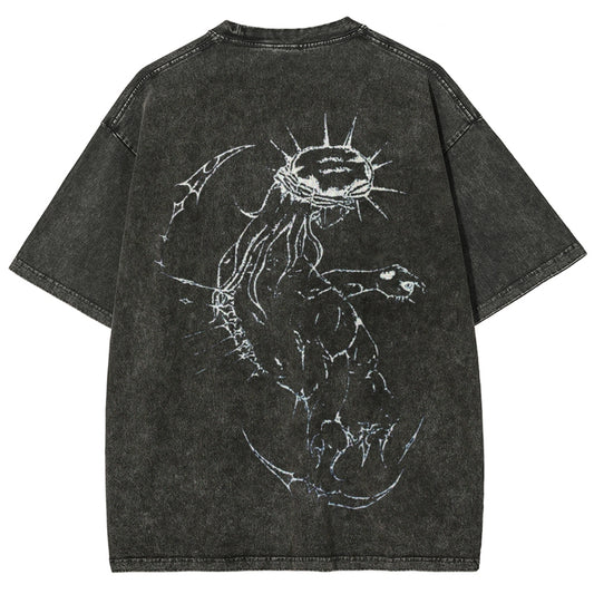 JoJo's Bizarre Adventure Unisex Fit Washed T-Shirt