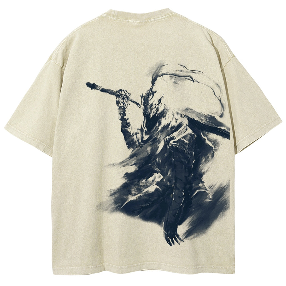 DARK SOULS Unisex Fit Washed T-Shirt 2502006235