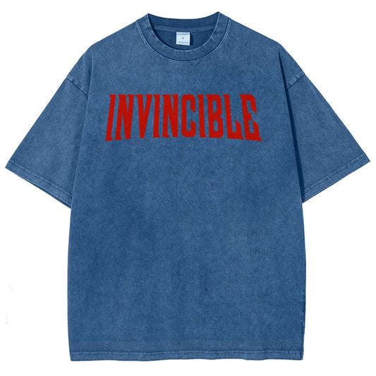 Invincible Unisex Fit Washed T-Shirt 2503009491