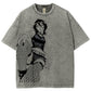 Bleach Vintage Rukia Kuchiki Unisex Fit Washed T-Shirt 2504003161