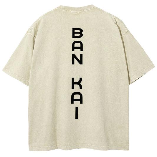 Bleach Vintage Rukia Kuchiki Unisex Fit Washed T-Shirt 2504003161