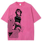 Bleach Vintage Rukia Kuchiki Unisex Fit Washed T-Shirt 2504003161