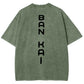 Bleach Vintage Rukia Kuchiki Unisex Fit Washed T-Shirt 2504003161