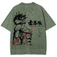 Attack on Titan Eren Yeager Oversize Washed T-Shirt 2504008704
