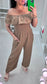 One-shoulder Cutout Casual Jumpsuit