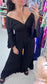 V-neck Casual Bell Sleeve Jumpsuit