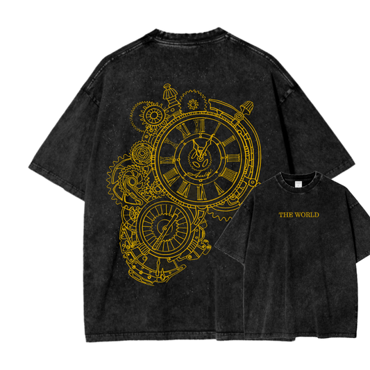 Jojo's Bizarre Adventure Unisex Fit Washed T-Shirt