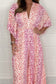 Printed leopard wide-leg jumpsuit