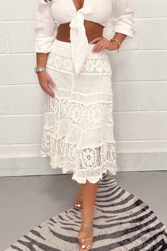 Crochet Midi Skirt