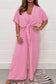 Casual solid color three-piece suit