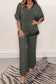 Cotton patchwork casual suit