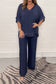 Cotton patchwork casual suit