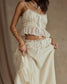 2024ss sexy strap lace patchwork dress