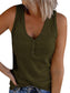 Sheath Sleeveless Casual Crew Neck Tank & Cami