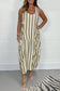 Women's Striped Sleeveless Dress