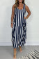 Women's Striped Sleeveless Dress