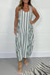 Women's Striped Sleeveless Dress