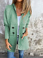 Hooded Casual Button-up Cardigan