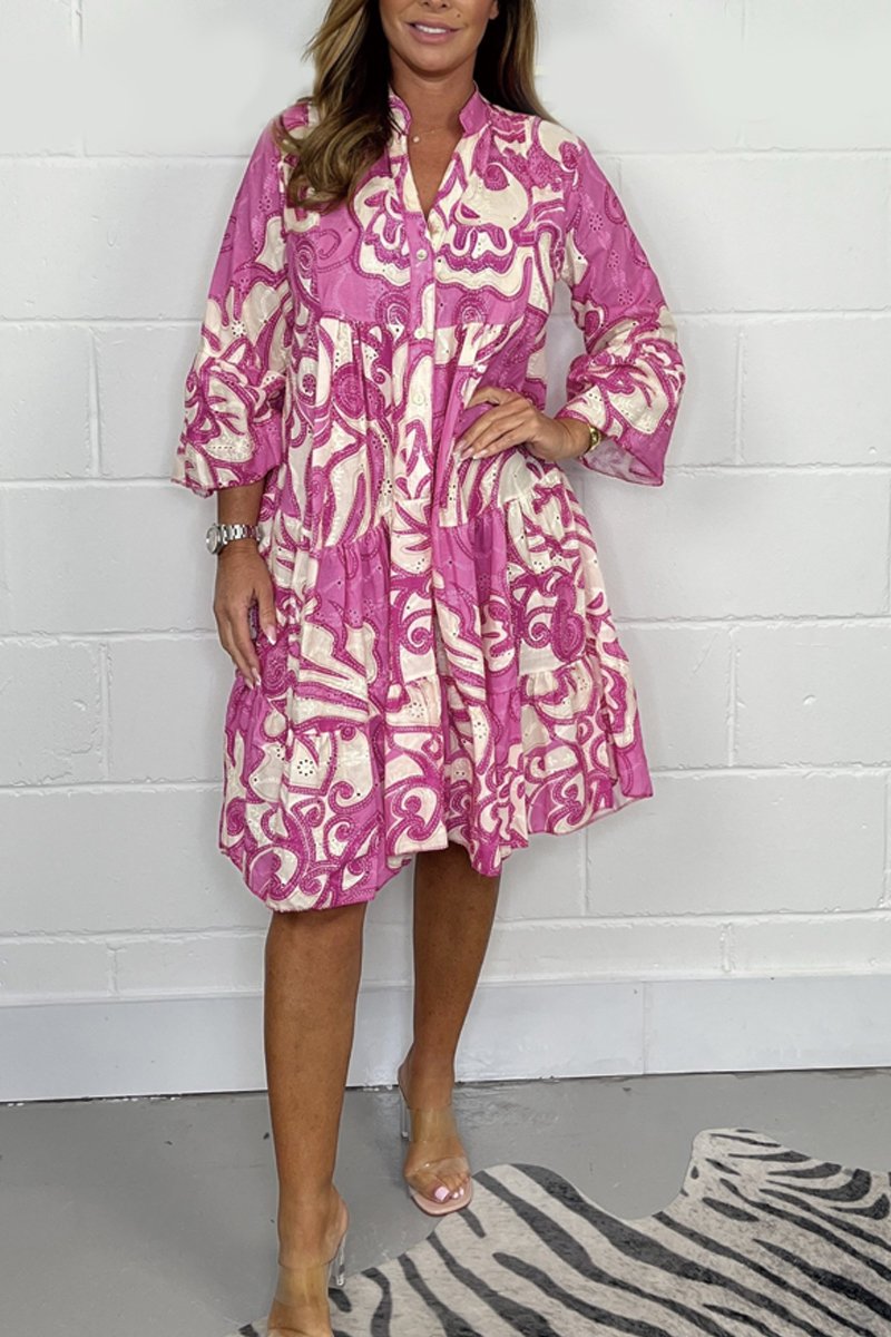 Casual printed dress