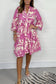 Casual printed dress