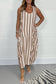 Women's Striped Sleeveless Dress