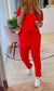 Casual loose pants two -piece suit