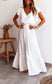 Casual V-neck Belted Dress